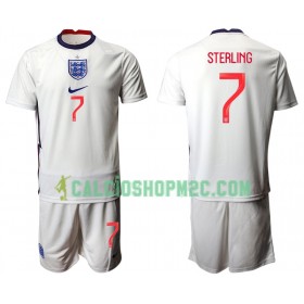 Inghilterra  Sterling 7 Bambino Maglia Prima Euro 2020 Manica Corta (+ Pantaloncini)
